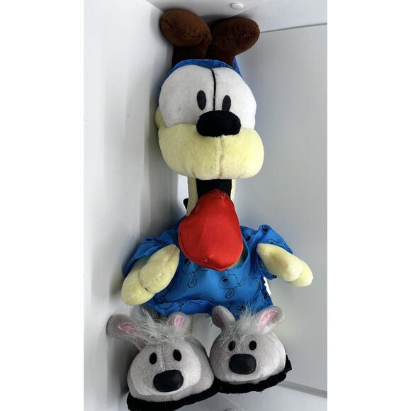 Odie Plush Garfield’s Dog Pajamas & Bunny Slippers Paws Play by Play - Picture 2 of 5